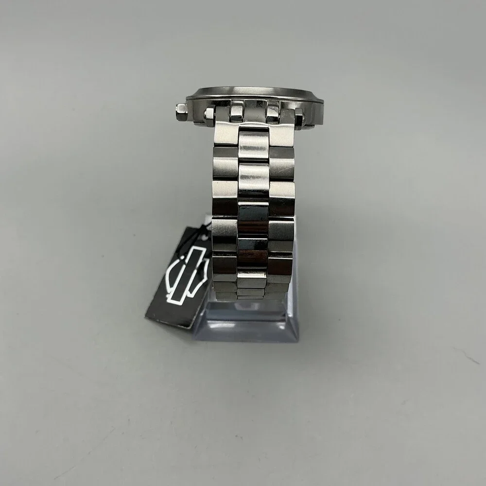 Harley-Davidson By Bulova Womens Watch 36mm Silver Dial 78L17 6.75